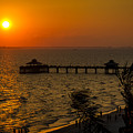 Fort Myers Beach Fishing Pier at Sunset